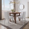 Bodhi Round Dining Room Set w/ Wilson Platinum Chairs