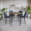 Brennan Counter Height Dining Set w/ Blueberry Chairs