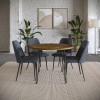 Brennan Dining Room Set w/ Maddox Blueberry Chairs