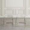 Clarity Transparent Side Chair (Set of 2)