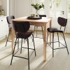 Colby Counter Height Dining Set w/ Owen Dark Brown Chairs