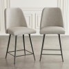 Macey Natural Counter Height Chair (Set of 2)