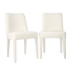Wilson Ivory Upholstered Chair (Set of 2)