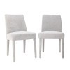 Wilson Platinum Upholstered Chair (Set of 2)