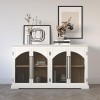 Archdale 4 Door Accent Cabinet (Antique White)