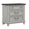 River Place 3 Drawer Nightstand w/ Charging Station