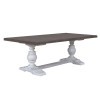 River Place Trestle Dining Table (Riverstone White)