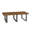 Bedford Park Iron Strapping Rectangular Coffee Table