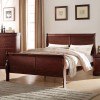 Louis Philippe Youth Sleigh Bed (Cherry)