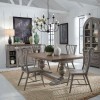 River Place Trestle Dining Room Set (Riverstone Gray)