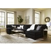 SimpleJoy Onyx Sectional Living Room Set