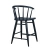 Fitz Counter Height Stool in Black (Set of 2)