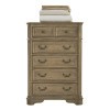 Magnolia Manor 5 Drawer Chest (Weathered Bisque)