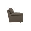 Dutton Taupe Gliding Loveseat