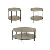 Bedford Park Round Mango Occasional Table Set (Gray)