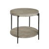 Bedford Park Round Side Table (Gray)