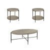 Bedford Park Oval Occasional Table Set (Gray)