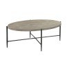 Bedford Park Oval Coffee Table (Gray)