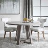 Gidran Gray Dining Room Set w/ Klismos Chairs