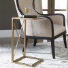 Zafina Side Table (Gold)