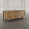 Brentwood Cascade Oak Lift Top Occasional Table Set