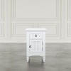 Westport White Occasional Table Set w/ Leg Coffee Table
