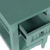 Westport Fern Green Leg Chairside Table