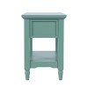 Westport Fern Green Leg Chairside Table