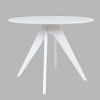 Axis White Round Counter Height Table