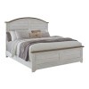 Meadowbrook Arched Panel Bed (Whitewash)