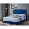 Haemon Upholstered Queen Bed (Blue)