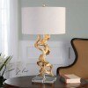 Twisted Vines Table Lamp (Gold)