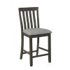 Nina Counter Height Chair (Grey) (Set of 2)