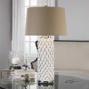Calla Lillies Table Lamp (Gloss White)