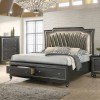 Kaitlyn Storage Bed (Metallic Gray)