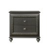 Kaitlyn Nightstand (Metallic Gray)