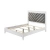 Chelsie Panel Bed (White)