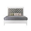 Chelsie Panel Bed (White)