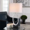 Savant Table Lamp (Polished Nickel)