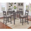 Henderson 5-Piece Counter Height Dining Set (Grey)