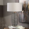 Sinuous Table Lamp (Wavy Steel Mesh)
