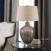 Adria Table Lamp (Gray Glass)