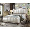 Dresden II Upholstered Bed (Pearl White)