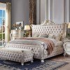 Picardy Poster Upholstered Bed (Antique Pearl)