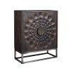 Circle Carved Door Cabinet