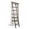 Carriage House Bookcase w/ Wood Ladder