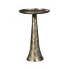 28384 Round Metal Chairside Table