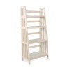 Marble White 60 Inch Height Folding Bookcase