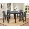 Pompei Counter Height Dining Room Set (Grey)