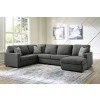 Edenfield Charcoal Right Chaise Sectional